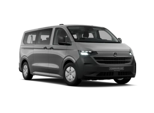 Verellen geel volkswagen bedrijfsvoertuigen e-caravelle