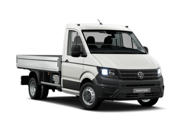 Verellen Geel volkswagen bedrijfsvoertuigen Crafter pick-up
