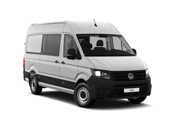 Verellen Geel volkswagen bedrijfsvoertuigen crafter dubbele cabine