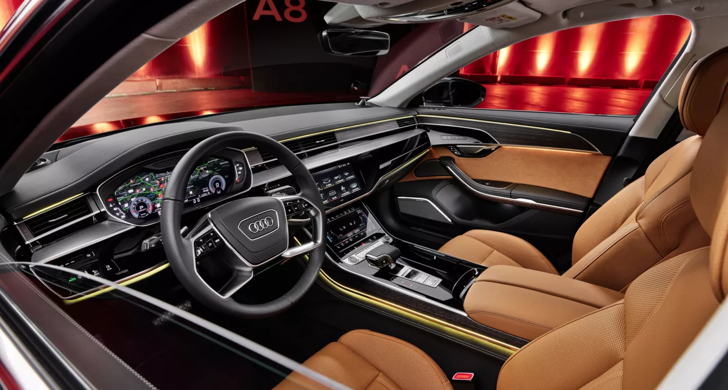 De vernieuwde Audi A8 is nog exclusiever Verellen Geel