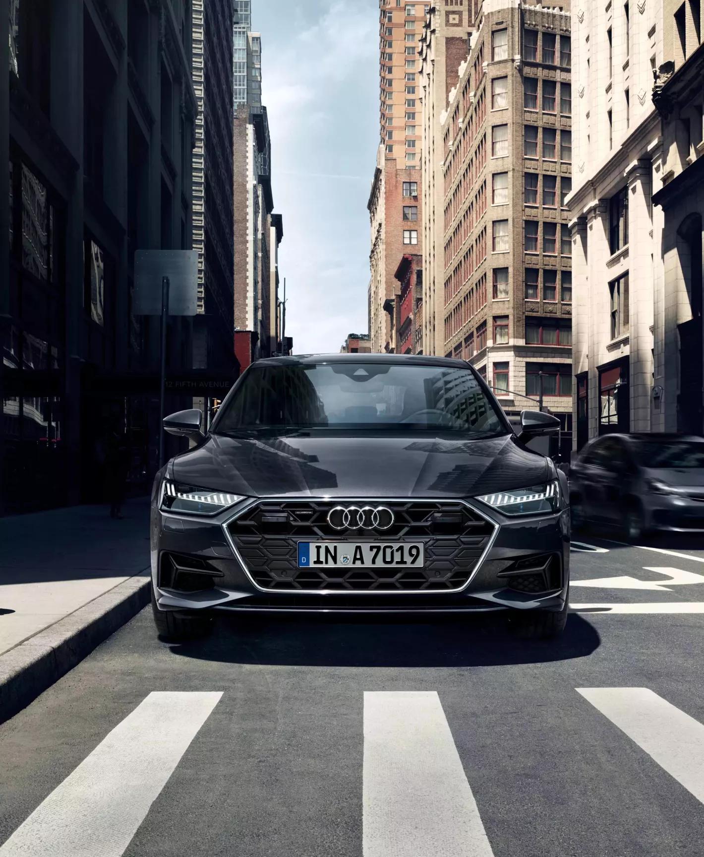 audi a7 sportback voorkant zwart