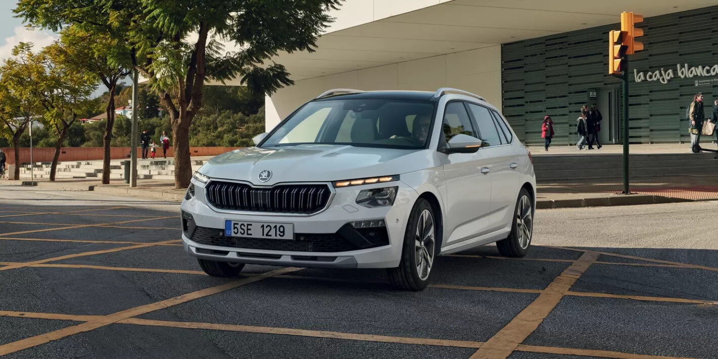 Skoda Kamiq wit exterieur voorkant