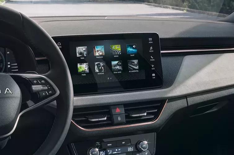 Skoda Scala infotainment interieur