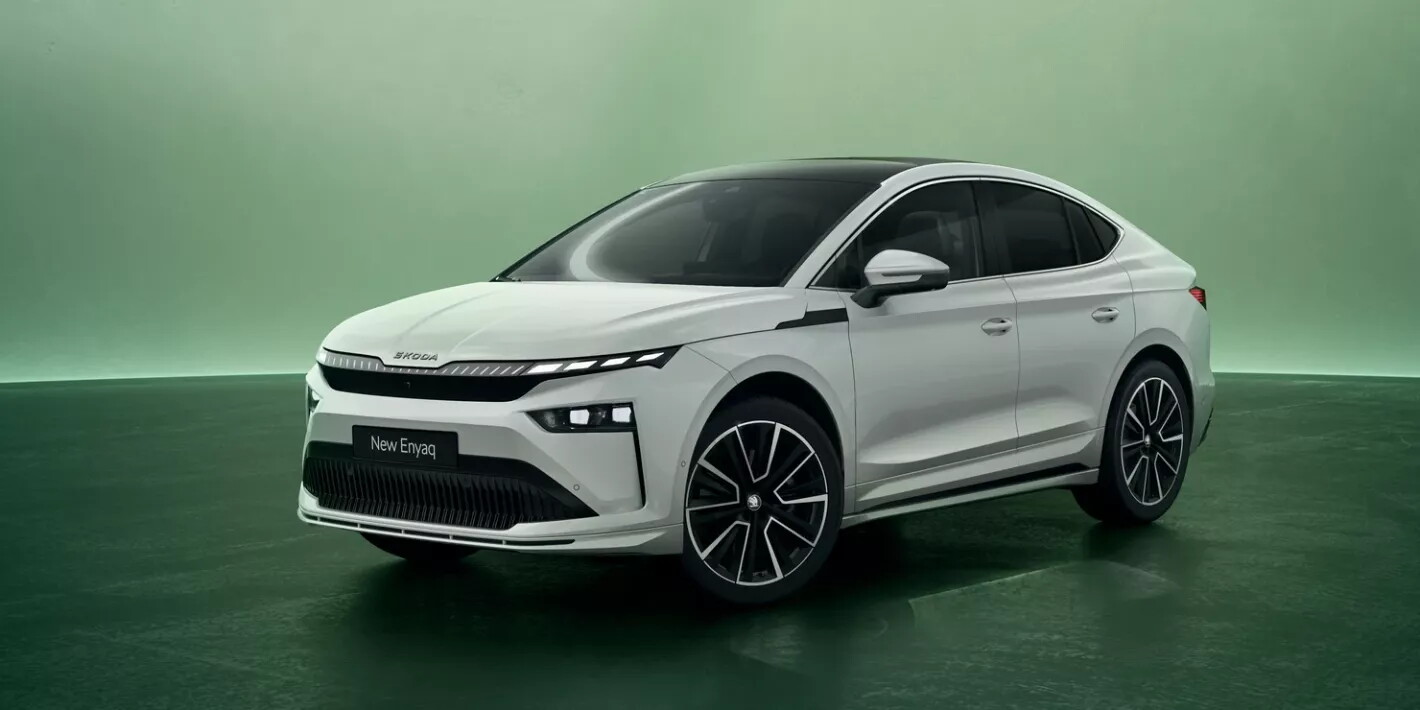 Skoda Enyaq coupé exterieur voorkant