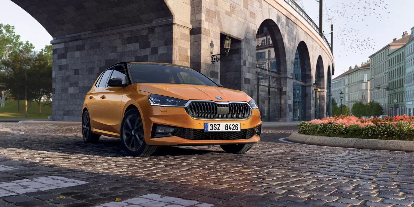 Skoda Fabia exterieur oranje