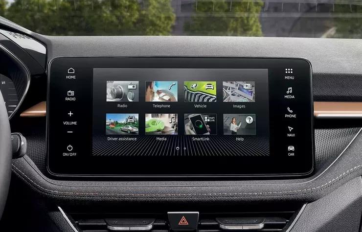 Skoda Fabia interieur infotainment