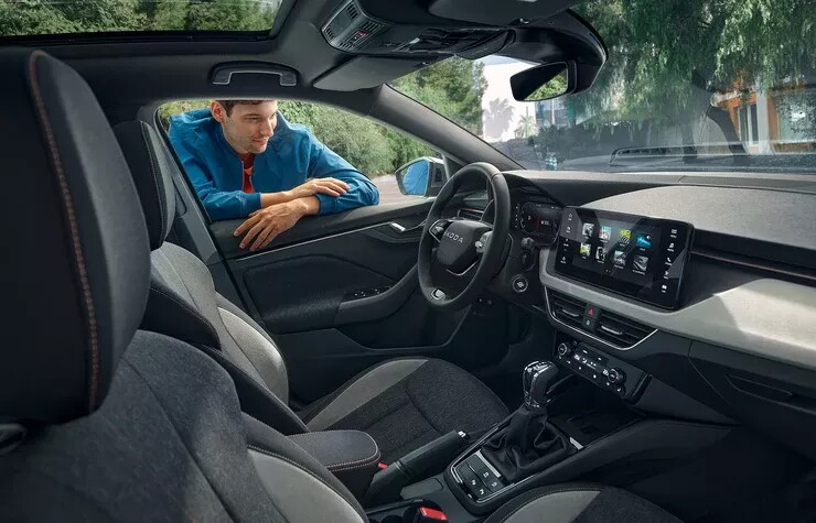 Skoda Scala infotainment interieur