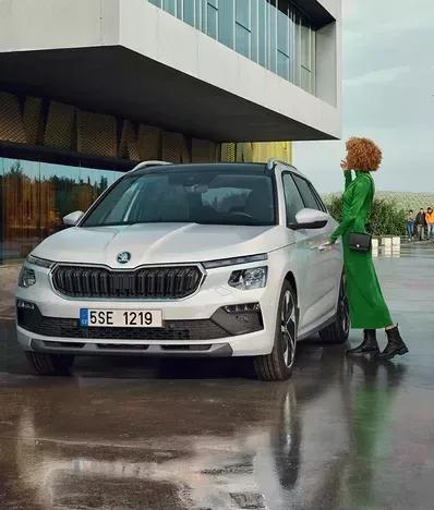 Skoda Kamiq wit exterieur voorkant