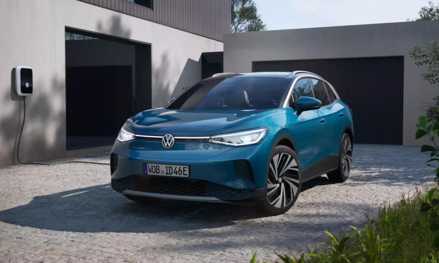 Blauwe Volkswagen ID.4