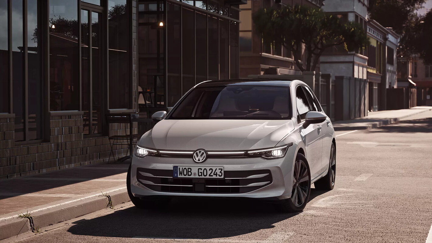 Grijze Volkswagen Golf