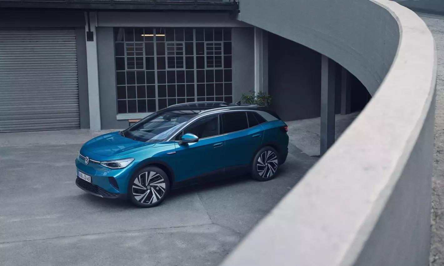 Blauwe Volkswagen ID.4