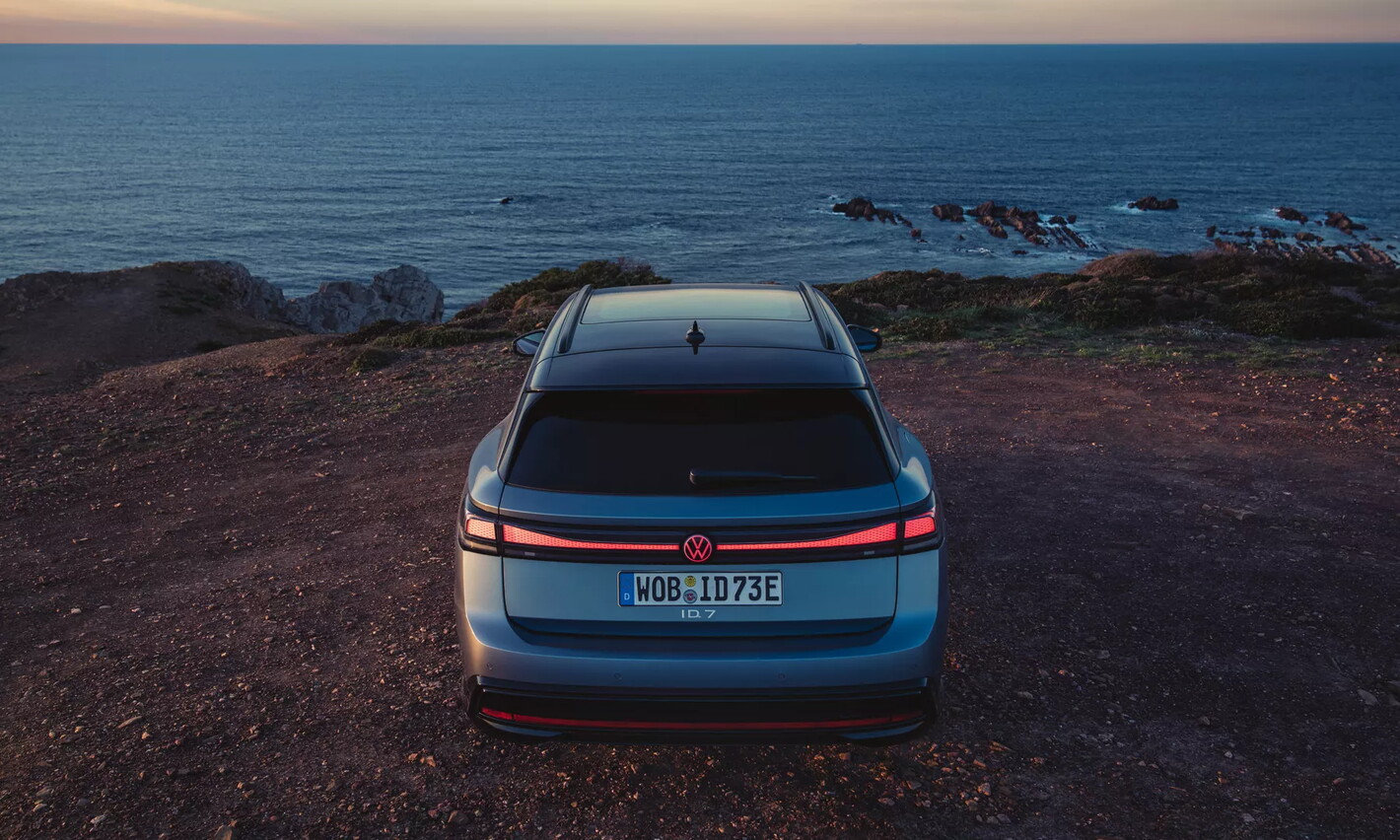Achterkant Volkswagen ID.7 Tourer