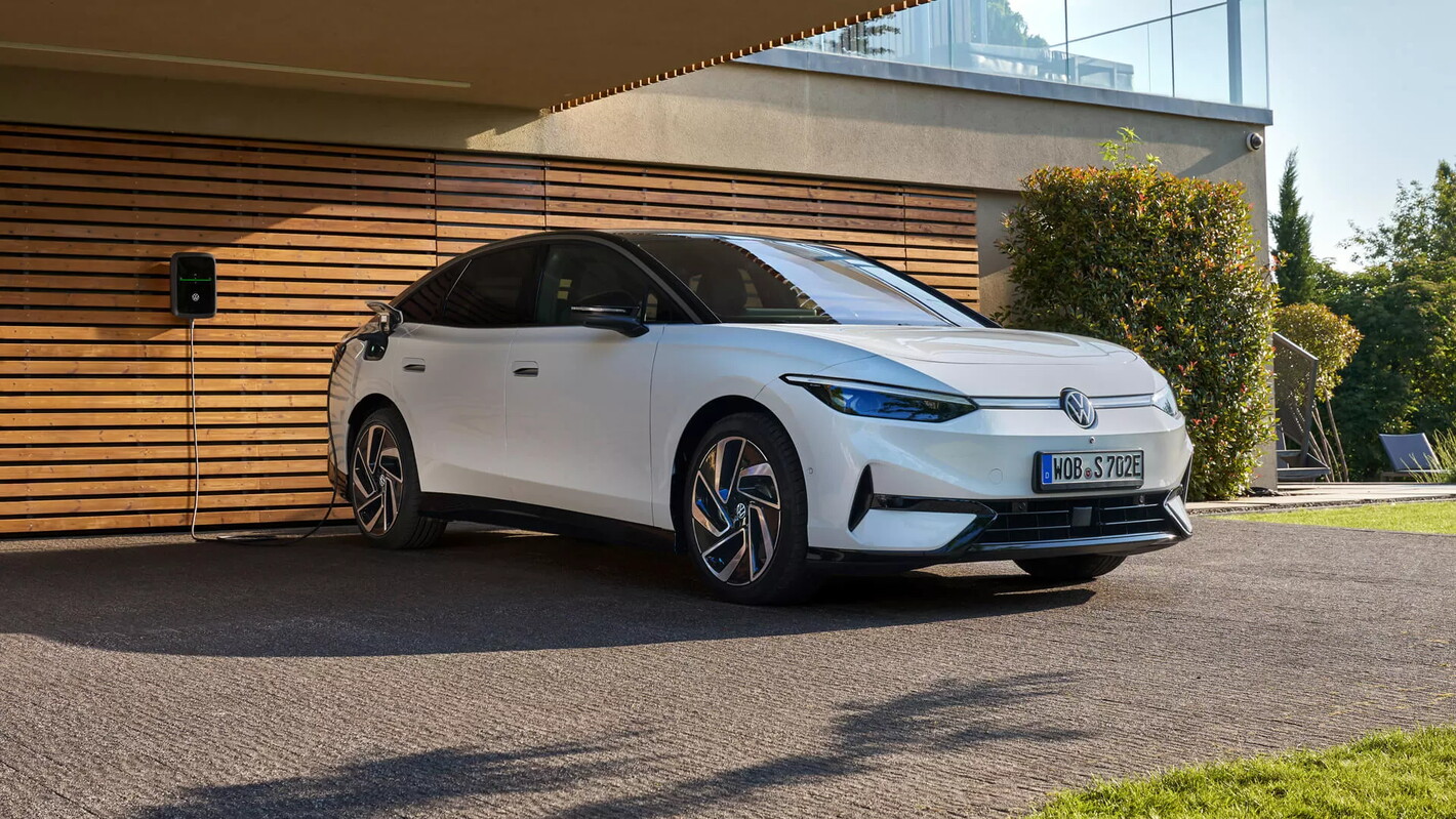 Witte Volkswagen ID.7