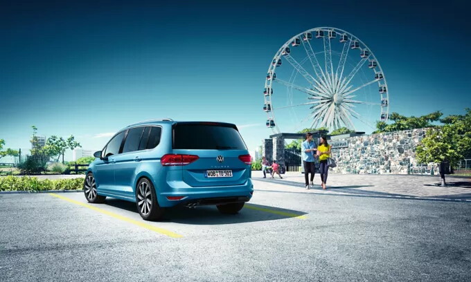 Achterkant Volkswagen Touran