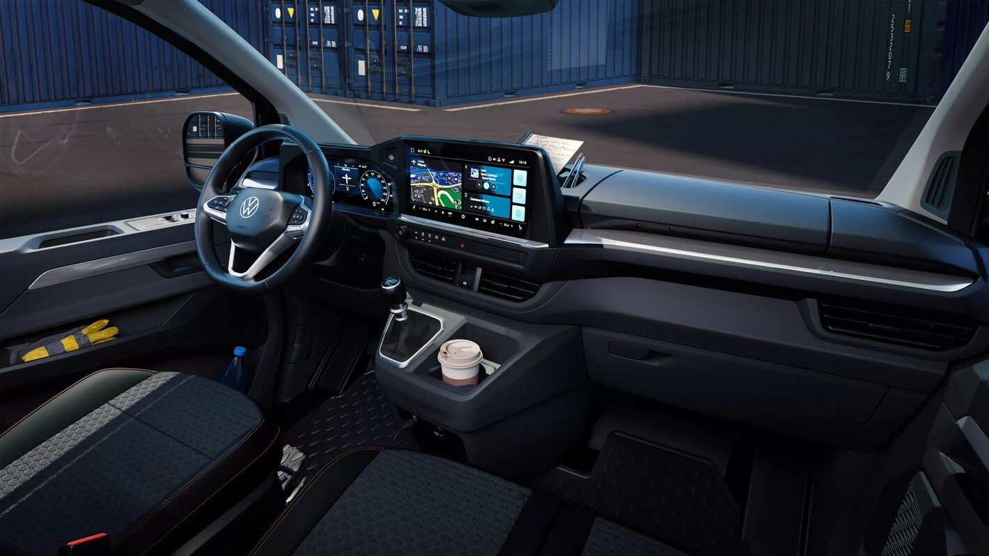 interieur nieuwe volkswagen e-transporter