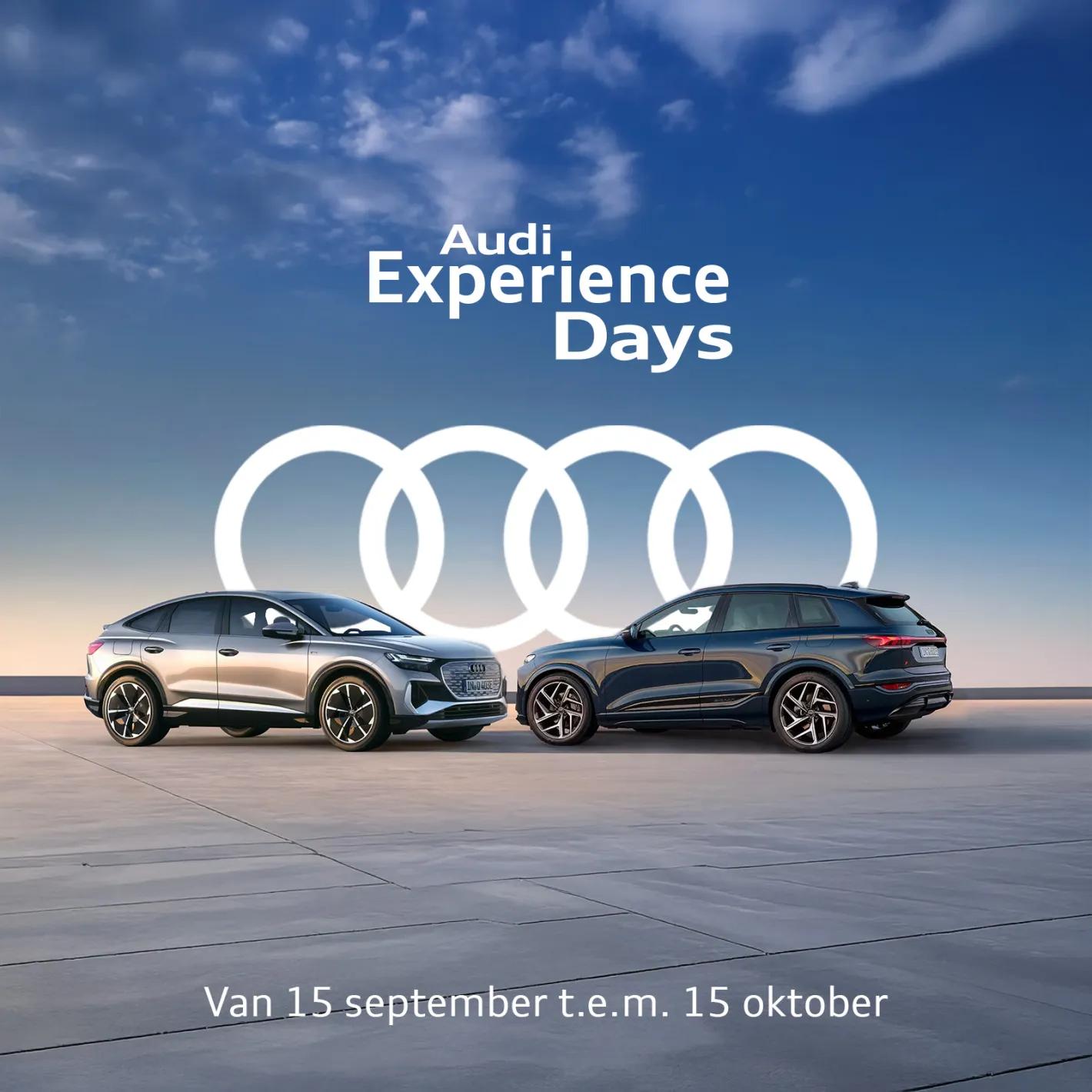 Audi Experience Days - Verellen Geel - Vanaf 15 september